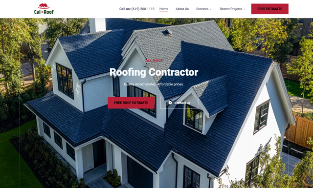 El Cajon Roofing Company screenshot